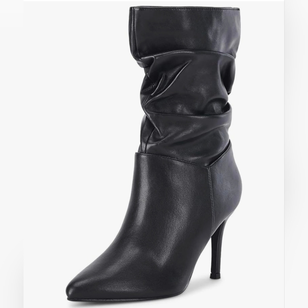 Coutgo Women's Mid Calf Slouchy Boots #740, 741, 742